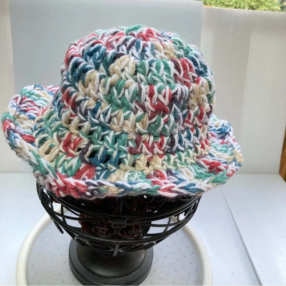 Warm Hat Handmade Crocheted Toddler Girl
